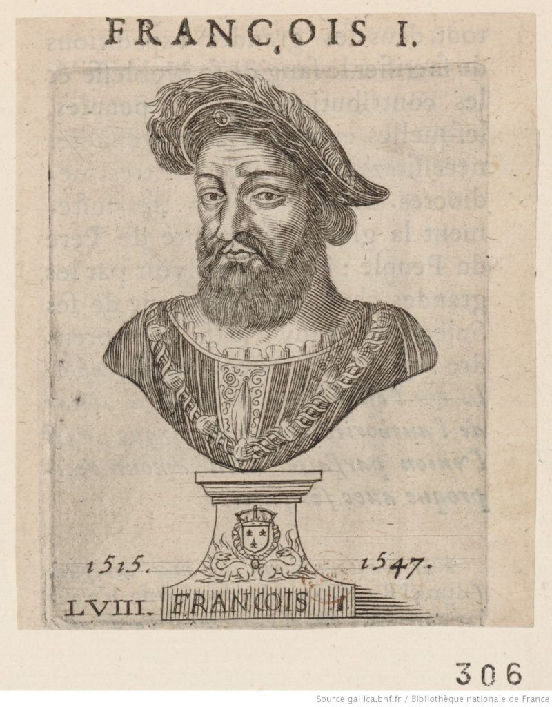 Portrait de François Ier estampe bnf
